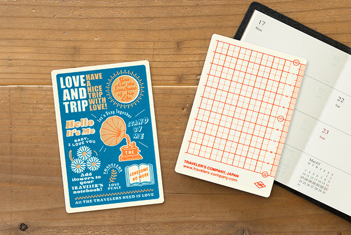 TRAVELER'S notebook Plastic Sheet | Passport Size | 2025 Edition