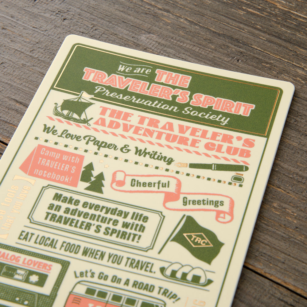 TRAVELER'S notebook Plastic Sheet | Passport Size | 2026 Edition
