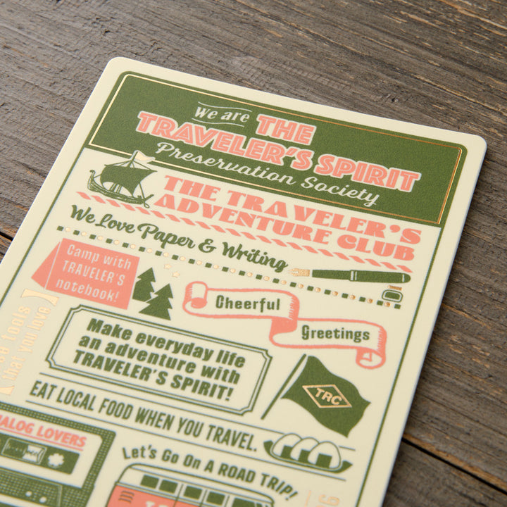 TRAVELER'S notebook Plastic Sheet | Passport Size | 2026 Edition