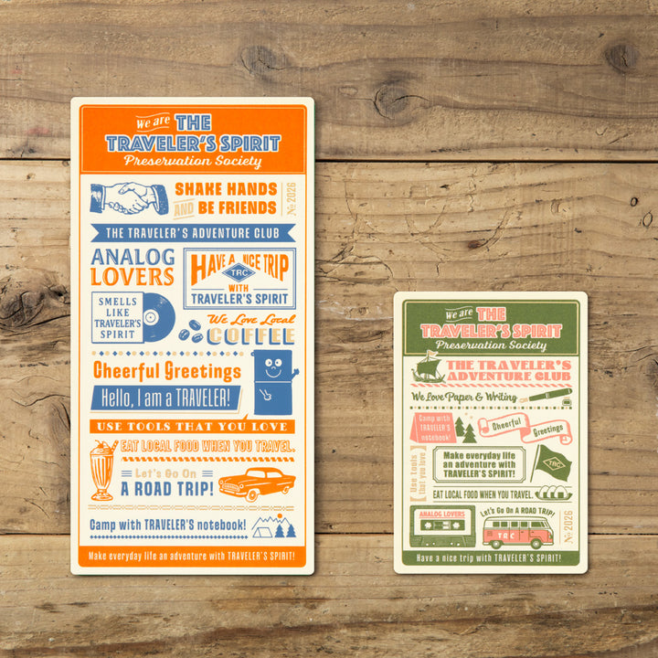 TRAVELER'S notebook Plastic Sheet | Passport Size | 2026 Edition