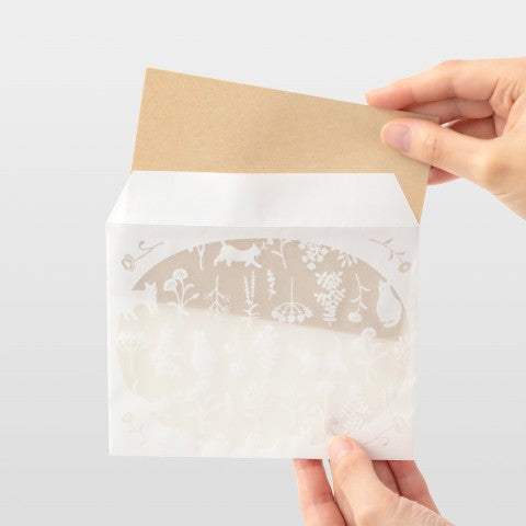 Khaki Cat Watermark Letter Set