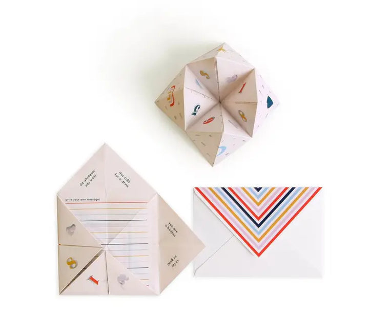 Cootie Catcher | Pop Up Greeting Card