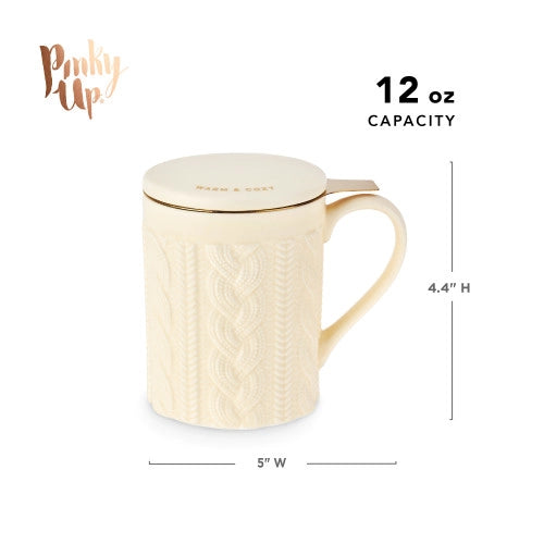 Annette 3D Ceramic Mug with Tea Infuser