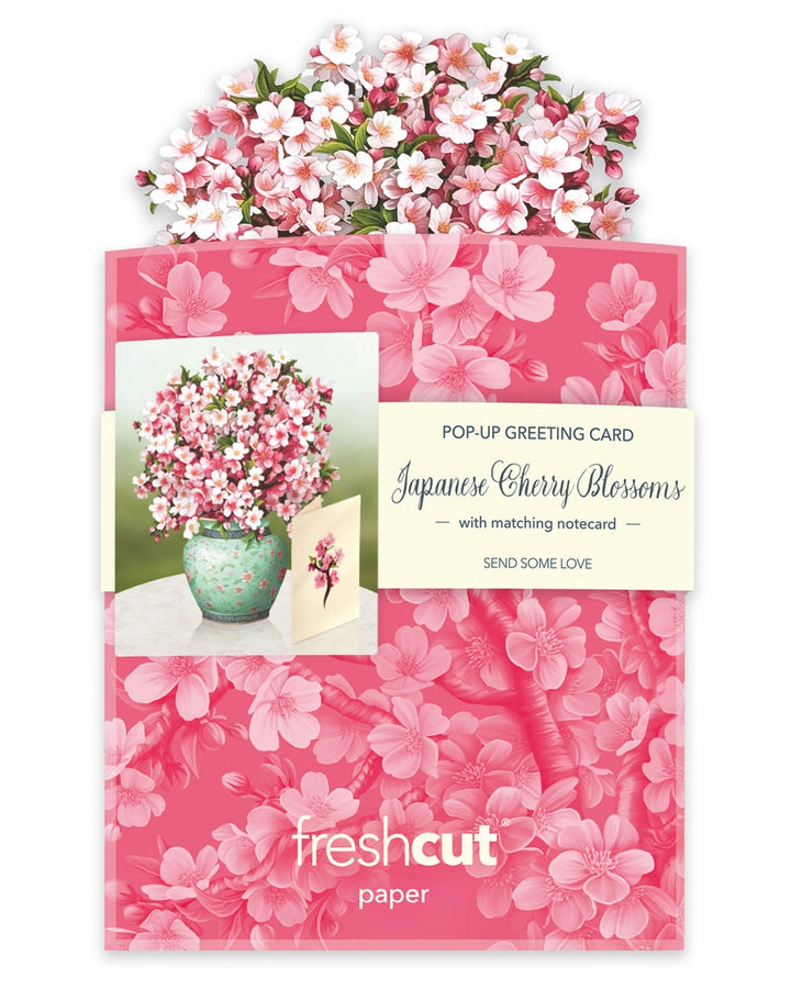 Japanese Cherry Blossom Mini Pop-Up Card