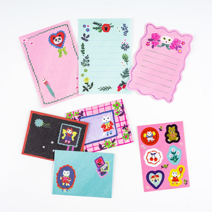 Yumi Kitagishi: White Cat’s Mini Letter Set
