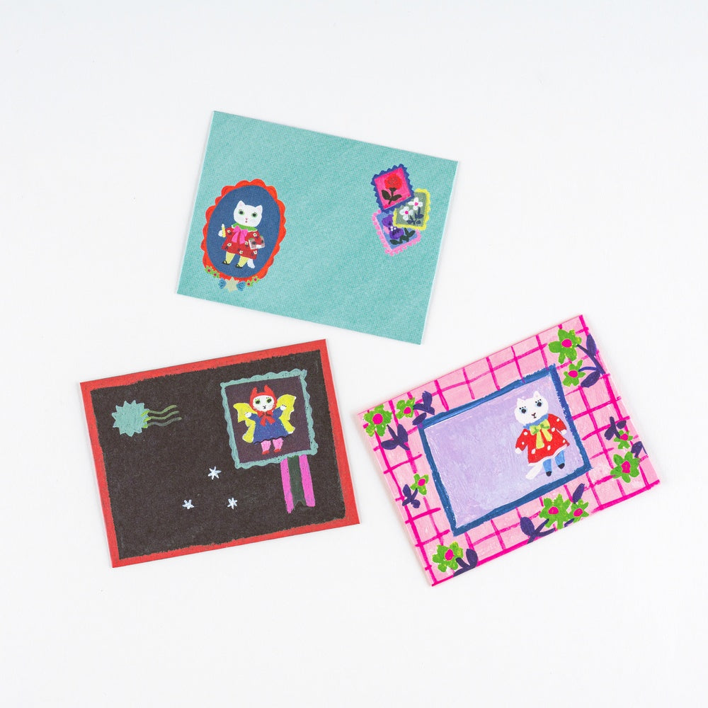 Yumi Kitagishi: White Cat’s Mini Letter Set