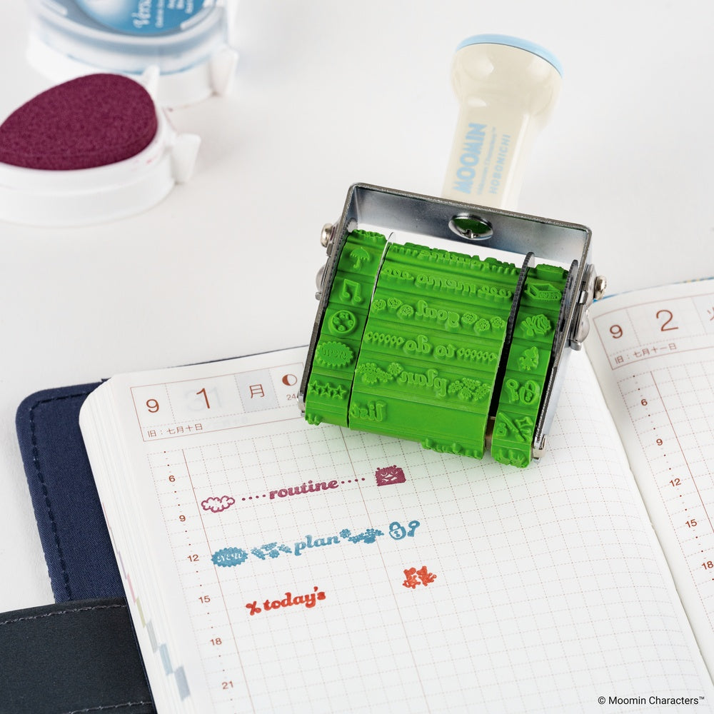 Sanby x Hobonichi: Moomin Rotating Stamp for the Techo