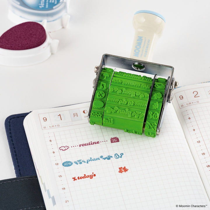 Sanby x Hobonichi: Moomin Rotating Stamp for the Techo