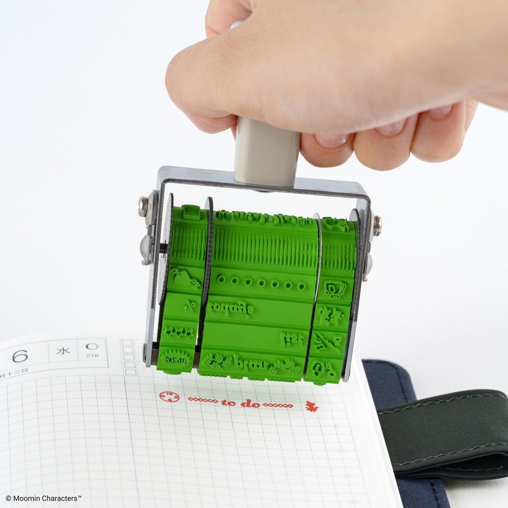 Sanby x Hobonichi: Moomin Rotating Stamp for the Techo