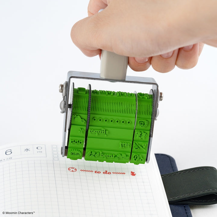 Sanby x Hobonichi: Moomin Rotating Stamp for the Techo