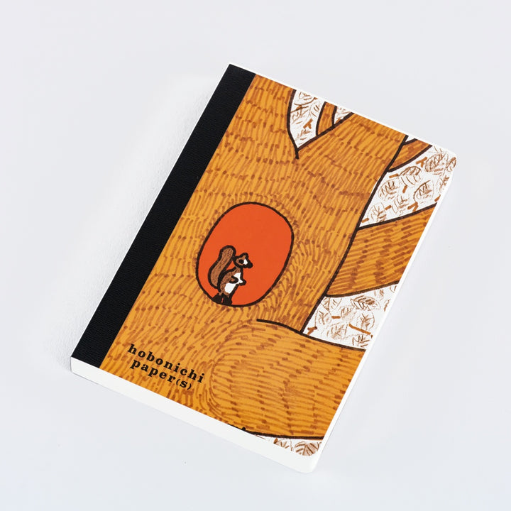 Hobonichi Memo Paper | 100%ORANGE: Squirrel Appears