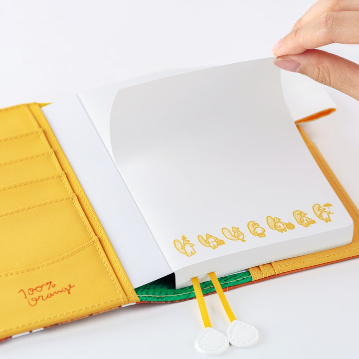 Hobonichi Memo Paper | 100%ORANGE: Squirrel Appears