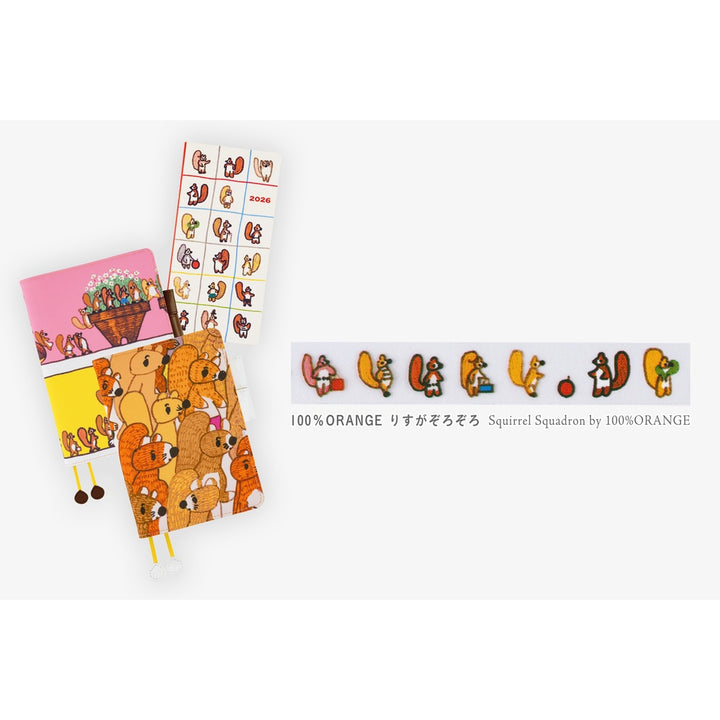 Plus x Hobonichi: Deco Rush | Squirrel Squadron by 100%ORANGE