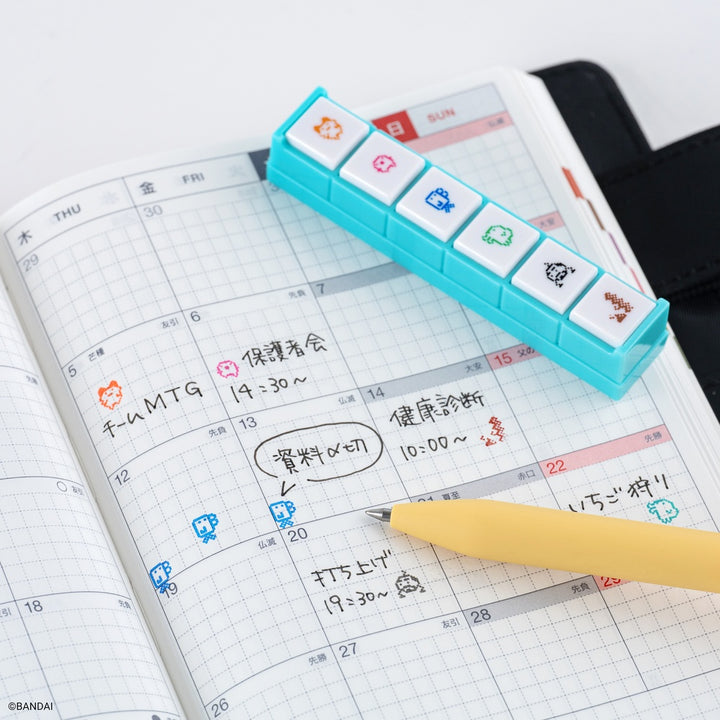 Kodomo no Kao x Hobonichi: Pochitto6 Push-Button Tamagotchi Stamp