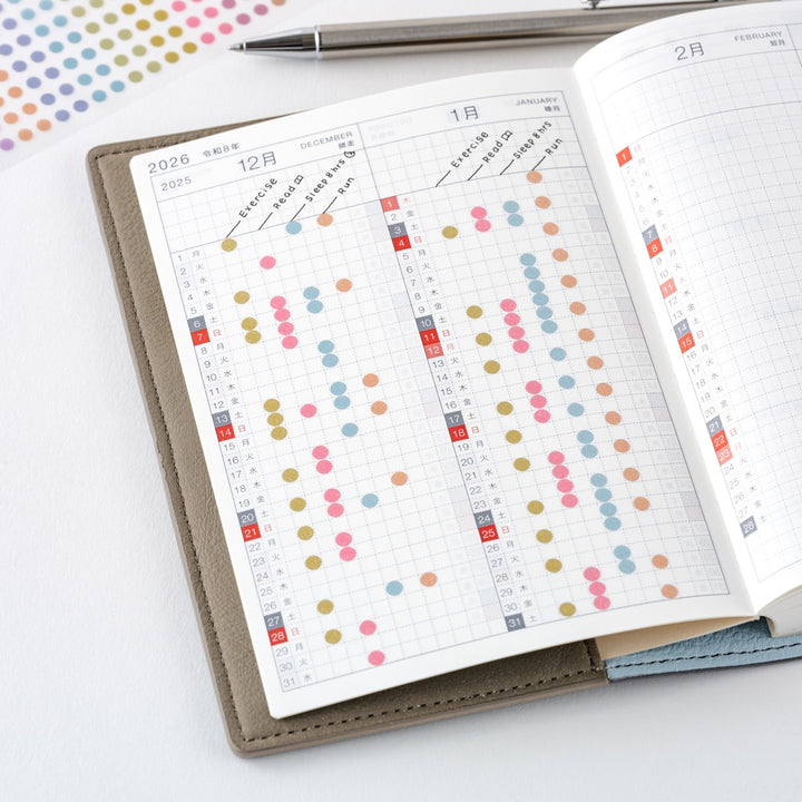 TSUKI no IRO: Transparent Dot Stickers (3.5mm)
