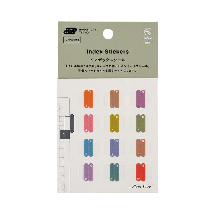 TSUKI no IRO: Index Stickers