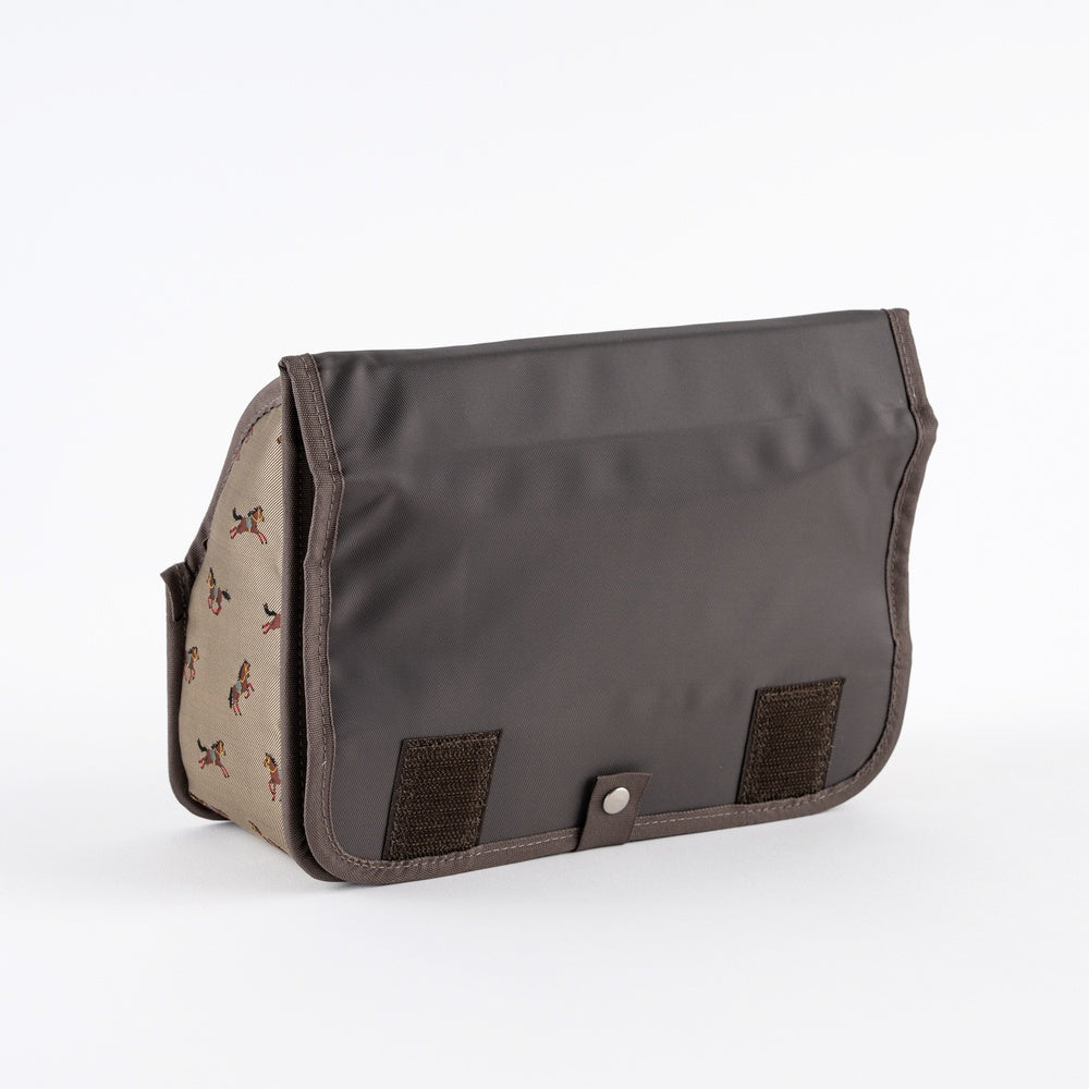 Hobonichi Stappo Pouch | Bow & Tie: Galloping Horses