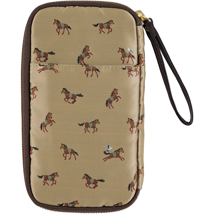 Small Drawer Pouch | Bow & Tie: Galloping Horses