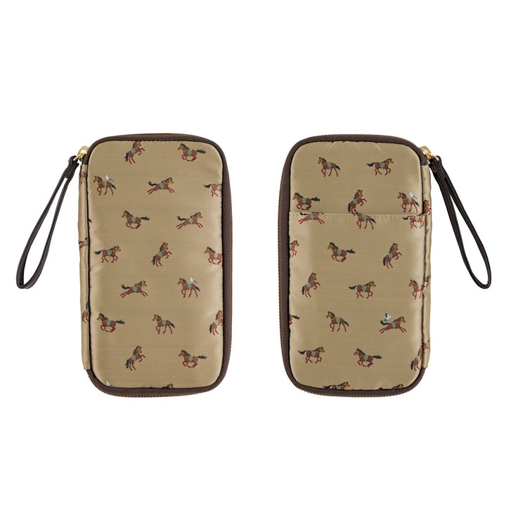Small Drawer Pouch | Bow & Tie: Galloping Horses