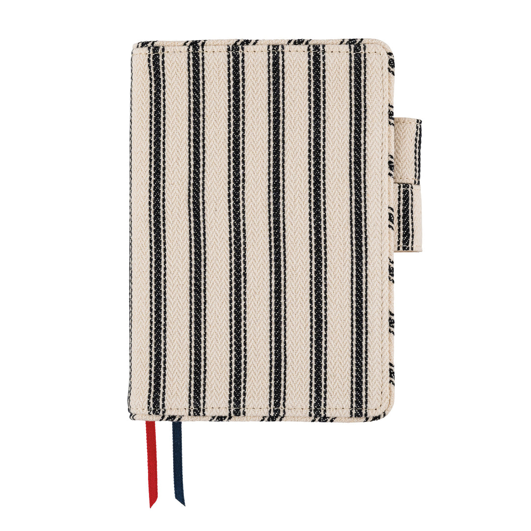 Hobonichi Techo A6 Original Cover | Lined Fabric: Herringbone (Ivory x Black) Hobonichi Techo A6 Original Cover | Lined Fabric: Herringbone (Ivory x Black)