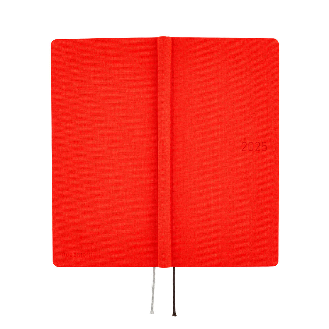 Hobonichi Techo 2025 Weeks Planner Colors Chili Pepper English The Paper Mouse