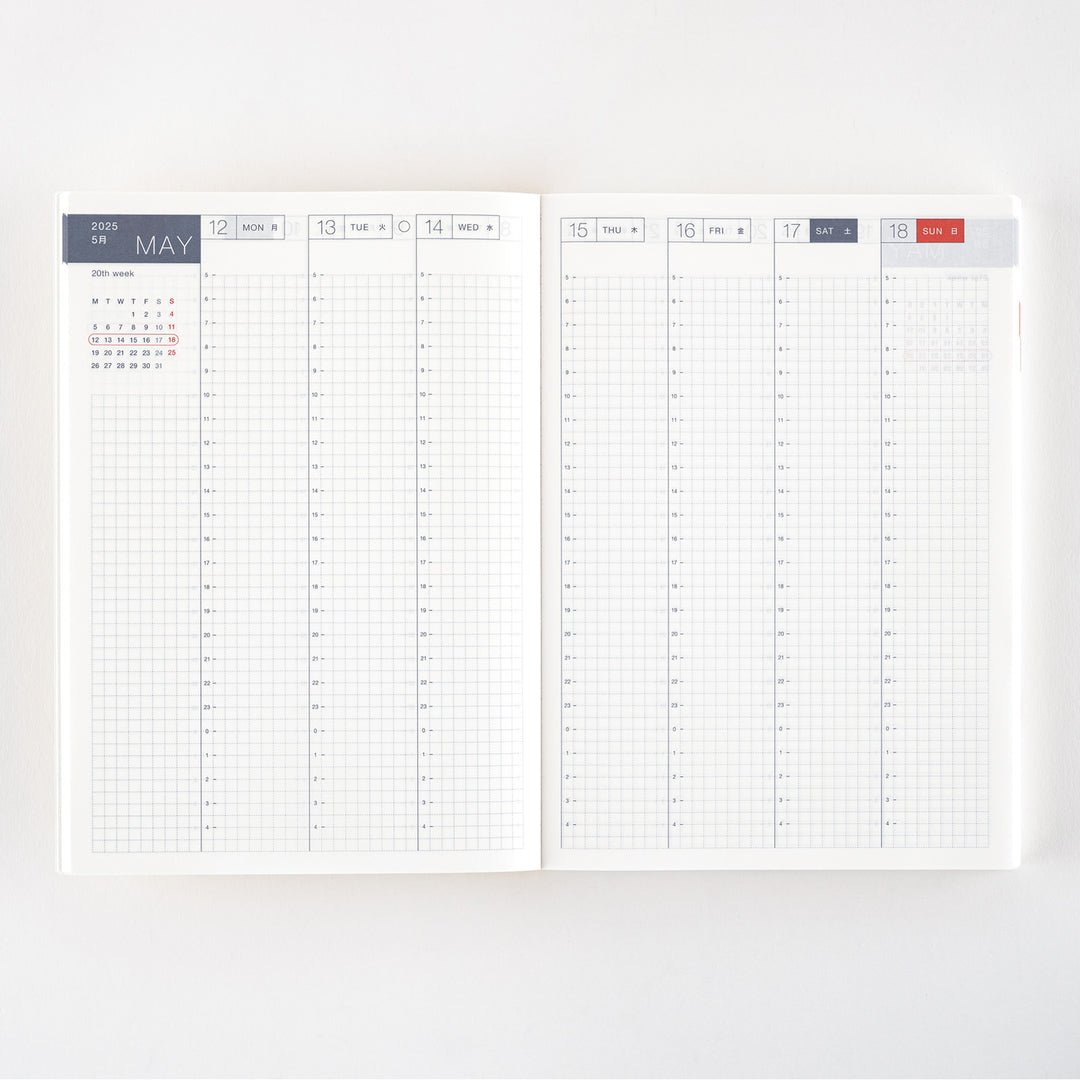 Hobonichi Techo 2025 A5 Cousin Planner Book Only English The