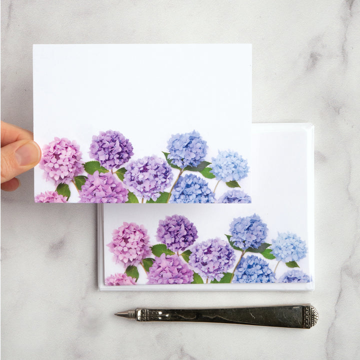 Hydrangea | 8 Flat Card Set