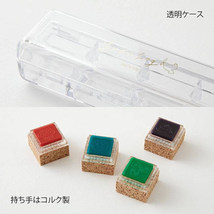 Yuru Log Pre-Inked Paintable Stamp | Sweet Treats