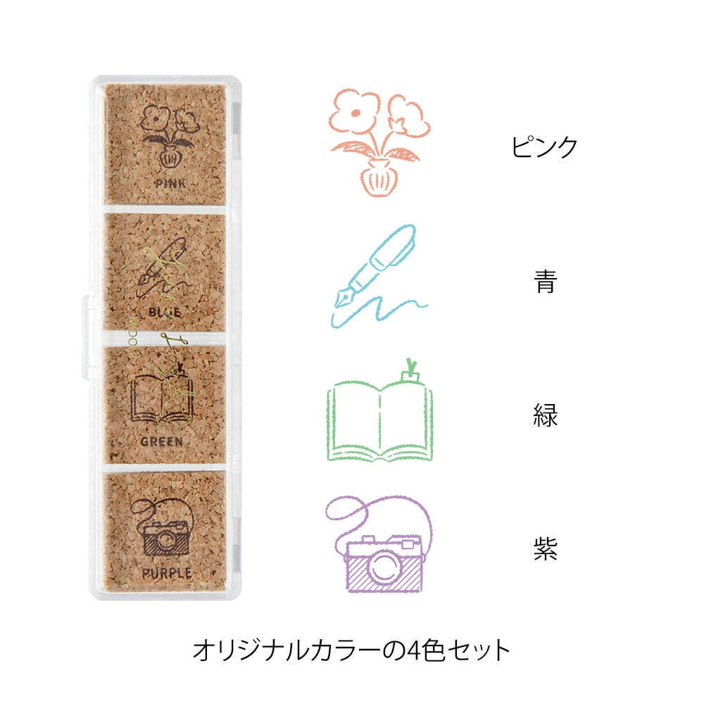 Yuru Log Pre-Inked Paintable Stamp | Daily Life