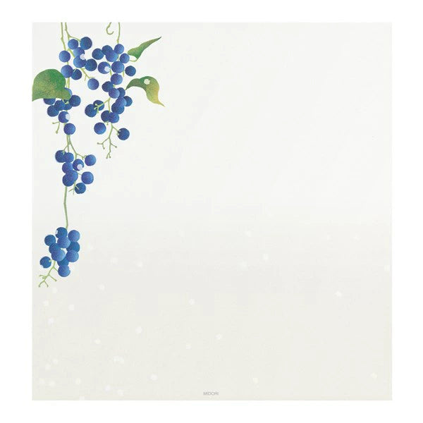 Winter Fruit Letter Pad | Foiled-Stamp Paper