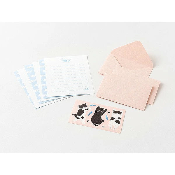 Hungry Cat Mini Letter Set with Sticker Seals
