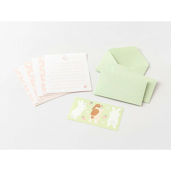 Hungry Rabbit Mini Letter Set with Sticker Seals