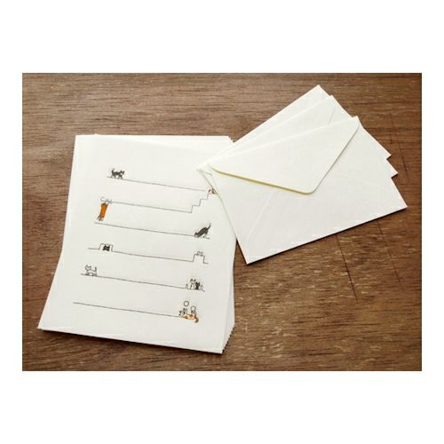 Cat's Daily Life Letter Set