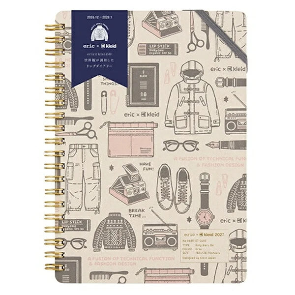 2027 Kleid x Eric B6 Ring Diary | Gray | Special Edition