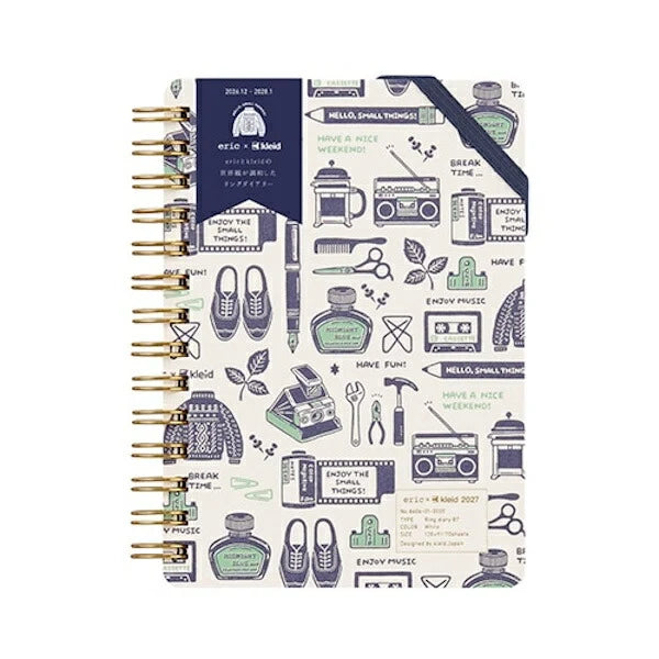 2027 Kleid x Eric B7 Ring Diary | White | Special Edition