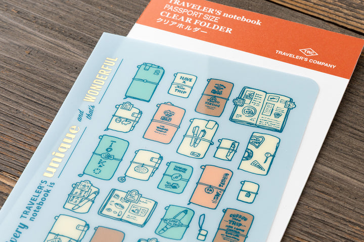 TRAVELER'S notebook Clear Folder | Passport Size | 2027 Edition