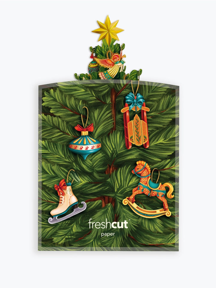 Classic Christmas Tree Mini Pop-Up Card