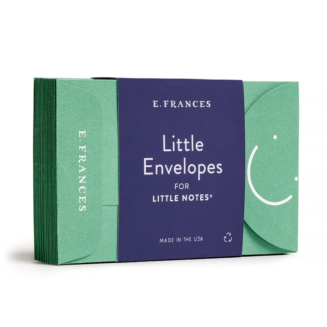 Little Notes Spruce Green Envelopes | Set of 20
