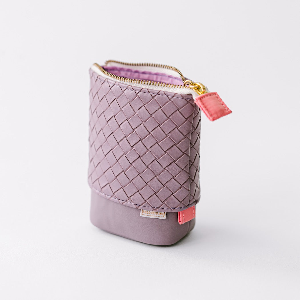 Luxe Standing Pencil Pouch | Lavender