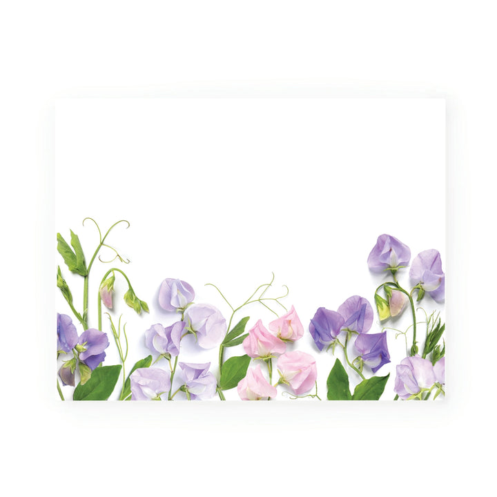 Sweet Peas | 8 Flat Card Set