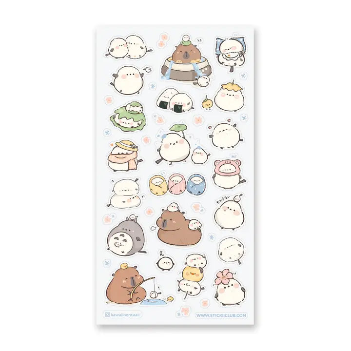 Cozy Me Time Sticker Sheet