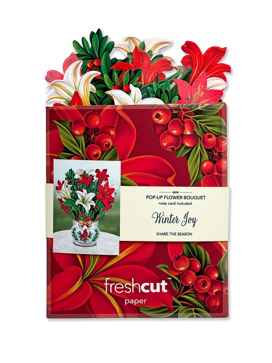 Winter Joy Mini Pop-Up Card