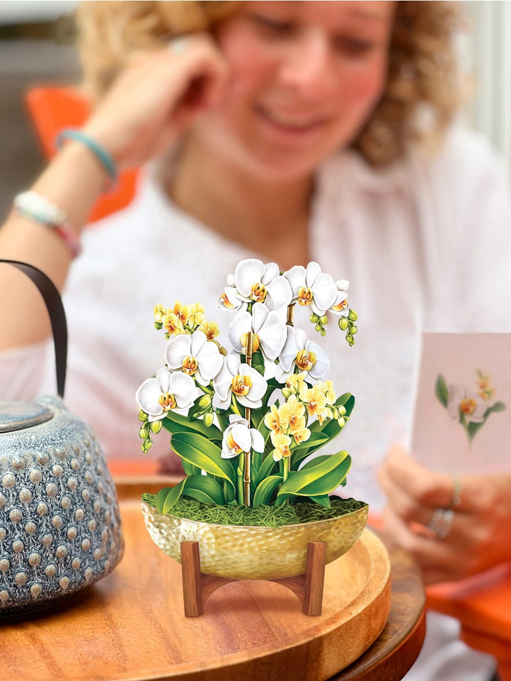 Serenity Orchid Mini Pop-Up Card