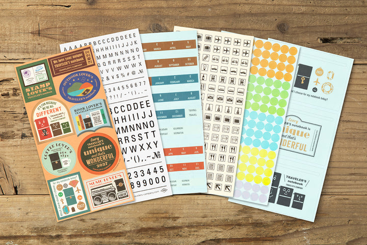 TRAVELER'S notebook Customized Sticker Set | 2027 Edition