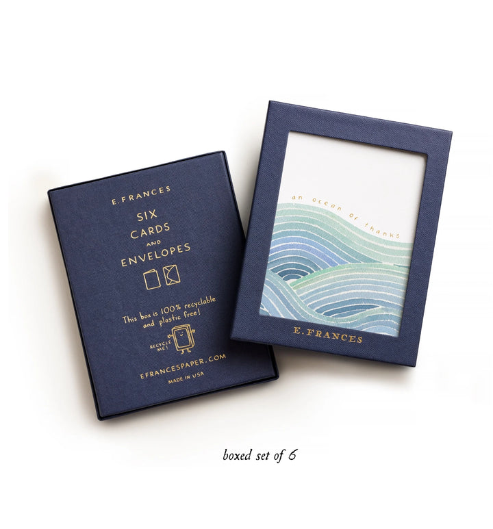 Ocean of Thanks |  6 Cards Set