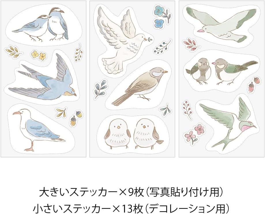 Birds Clip Stickers *