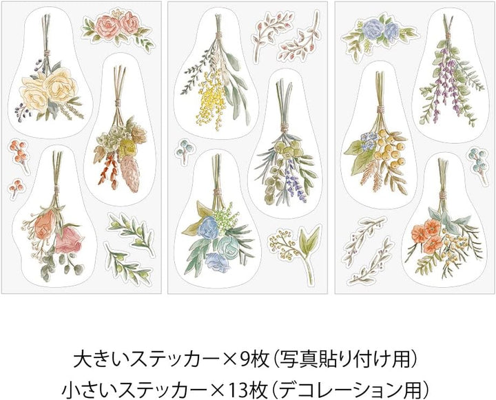 Dried Flowers Clip Stickers