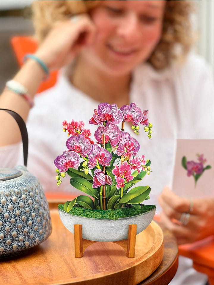 Orchid Oasis Mini Pop-Up Card