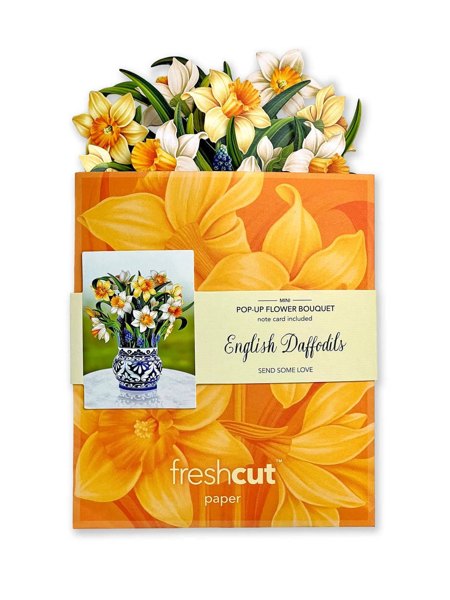 English Daffodils Mini Pop-Up Card