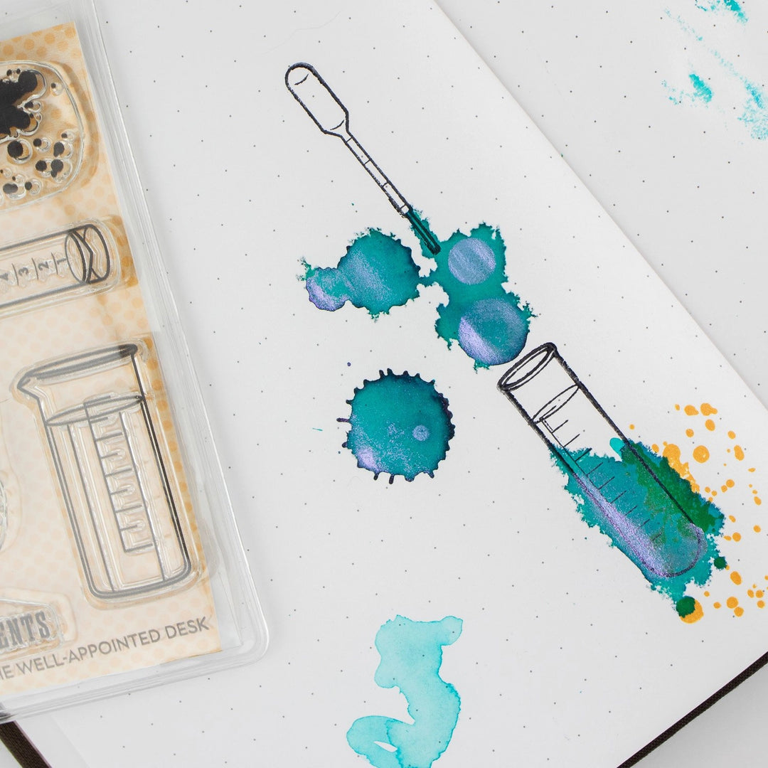 Ink Experiments Clear Stamp Set
